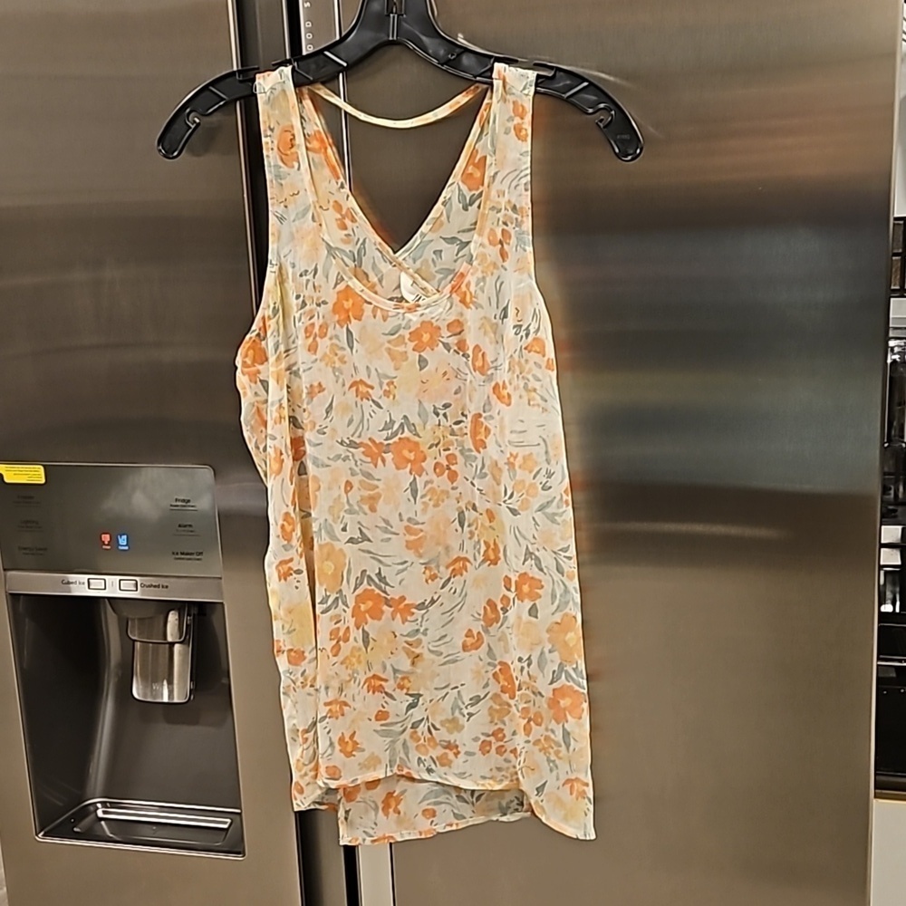 💕JACK BB DAKOTA💕 Sleeveless Blouse ~ Floral Print Small S NWOT